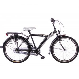 Spirit Alpha N3 Jongensfiets Zwart 24 Inch