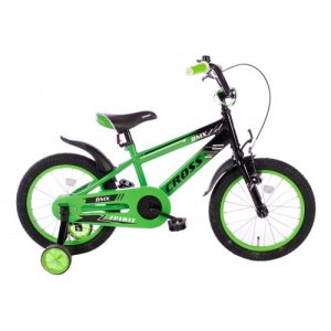 Spirit BMX Cross Jongensfiets groen 16 Inch