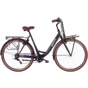 Spirit Bright Plus Damesfiets 6-Speed Mat-zwart