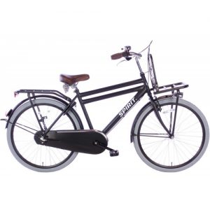 Spirit Cargo N3 Jongensfiets Mat-Zwart 26 inch