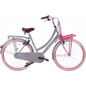 Spirit Cargo Transportfiets V-B Grijs-Roze