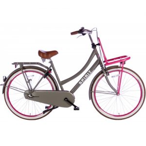 Spirit Cargo Plus N3 Transportfiets Grijs-Roze