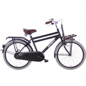 Spirit Cargo Jongensfiets Mat-Zwart 24 inch