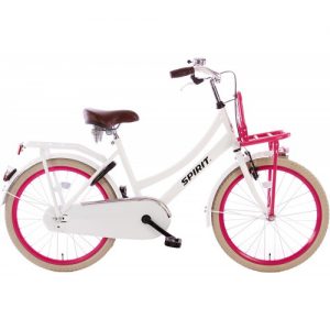 Spirit Cargo Wit-Roze Meisjesfiets 22 inch