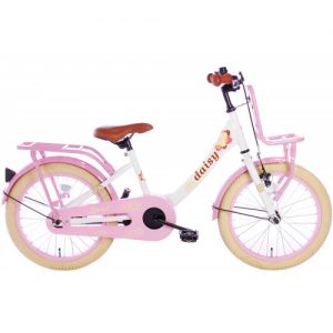 Spirit Daisy Meisjesfiets Wit-Roze 18 Inch