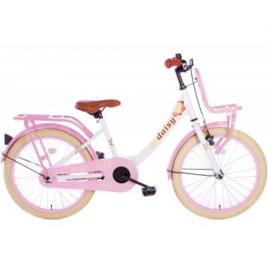 Spirit Daisy Meisjesfiets Wit-Roze 22 Inch