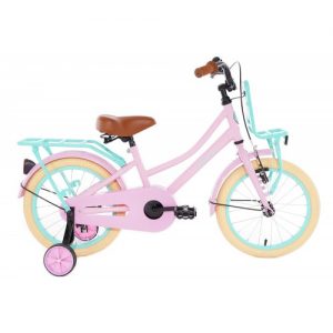 Spirit Diva Meisjesfiets Roze-groen 16 Inch