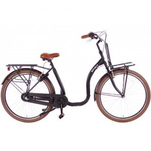 Spirit Easy N3 Plus Mat-zwart Lage instap fiets