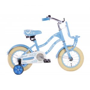 Spirit Flora Meisjesfiets Blauw 12 inch