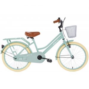 Spirit Liberty Meisjesfiets Groen 20 Inch + Mand