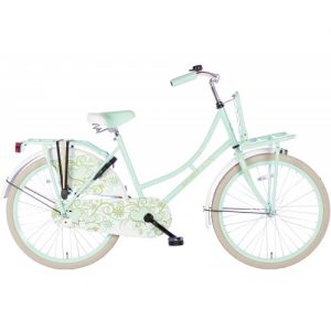 Spirit Omafiets Bloem Groen Meisjesfiets 22 inch