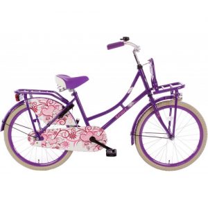 Spirit Omafiets Paars Meisjesfiets 24 inch