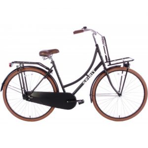 Spirit Omafiets Deluxe Plus Mat-zwart 28 Inch