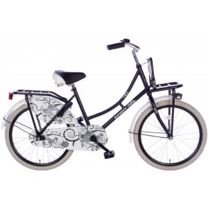 Spirit Omafiets Zwart Meisjesfiets 20 inch