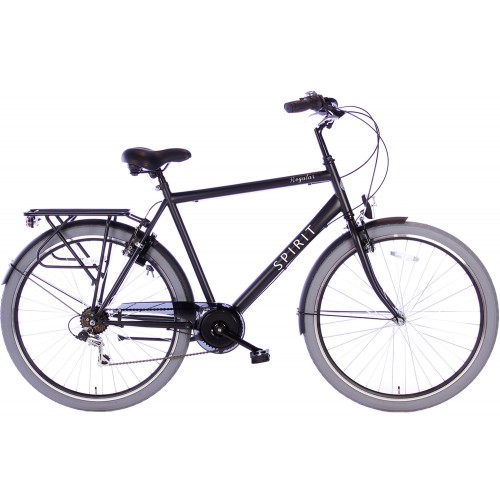 Spirit Regular Herenfiets 7-Speed Mat-Zwart