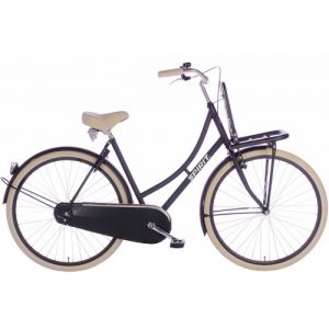 Spirit Retro Transportfiets Mat-Zwart