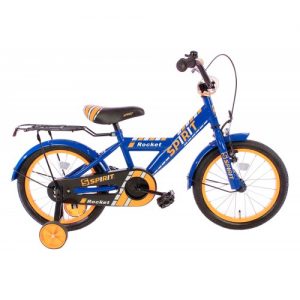 Spirit Rocket Jongensfiets blauw-oranje 16 Inch