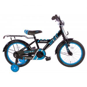 Spirit Rocket Jongensfiets blauw-zwart 16 Inch