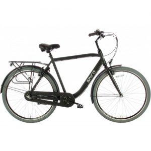 Spirit Strong Herenfiets N3 Mat-Zwart