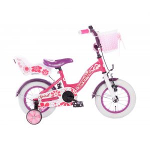 Spirit Sweetie Meisjesfiets Roze-Paars 12 inch