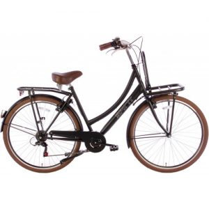 Spirit Transporter 6-Speed Damesfiets Mat-Zwart